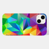 Prism des Regenbogens personalisieren Text Case-Mate iPhone Hülle (Rückseite (Horizontal))