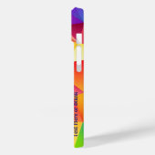 Prism des Regenbogens personalisieren Text Case-Mate iPhone Hülle (Rückseite / Links)