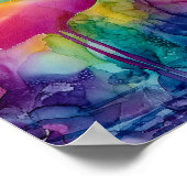 Prism Flamingo Poster (Ecke)