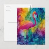 Prism Flamingo Postkarte (Vorne/Hinten)