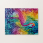 Prism Flamingo Puzzle (Horizontal)