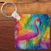 Prism Flamingo Schlüsselanhänger (Vorderseite)