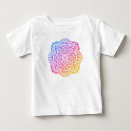 Prism Flower Mandala Baby and Toddler T-Shirt