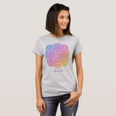 Prism Flower Mandala Personalized T-Shirt (Vorne ganz)
