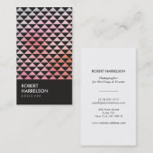 PRISM-FOTO in BLACK (Vertikal) Visitenkarte (Vorne/Hinten)