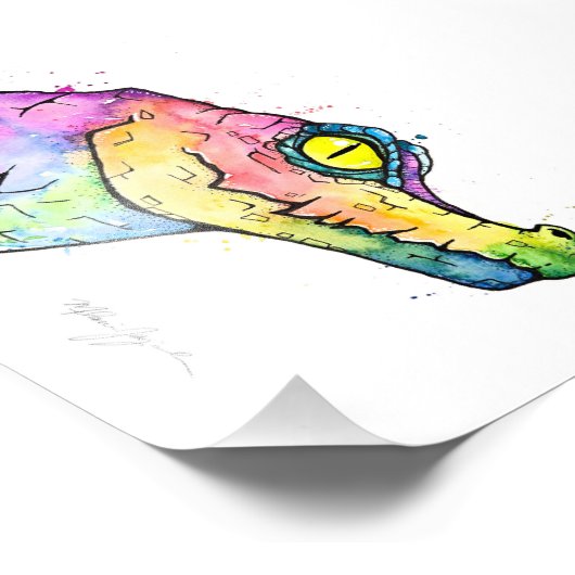 Prism Gator Fotodruck (Ecke)