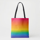 Prism Light - Vibrierender Regenbogen Kunst Tasche (Vorderseite)