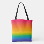 Prism Light - Vibrierender Regenbogen Kunst Tasche (Rückseite)