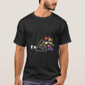 Prism Panda Philosophy Rainbow Triangular Prism Sc T-Shirt (Vorderseite)