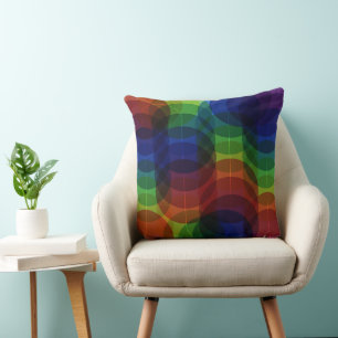 Prism Path Blue Kissen
