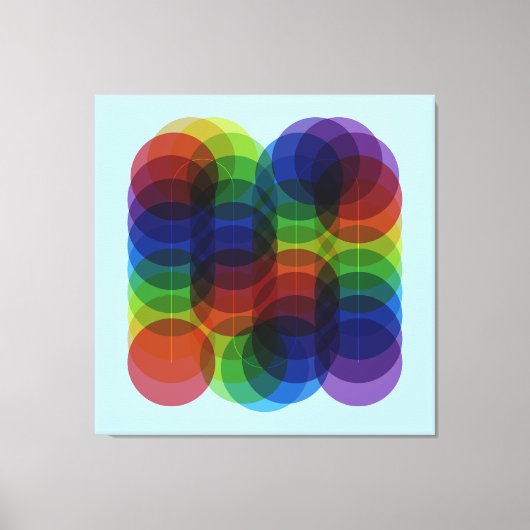 Prism Path Blue Leinwanddruck (Vorderseite)