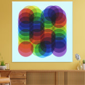 Prism Path Blue Leinwanddruck (Insitu (Wohnzimmer))