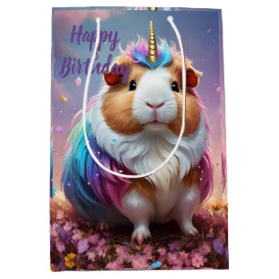 Prism Pigtail: Das strahlende Einhorn-Meerschweinc Mittlere Geschenktüte