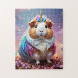 Prism Pigtail: Das strahlende Einhorn-Meerschweinc Puzzle