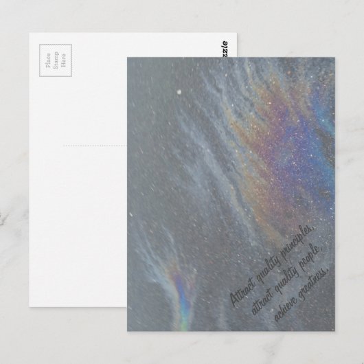 Prism Postkarte (Vorne/Hinten)