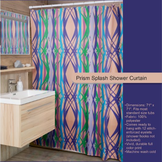 Prism Splash Duschvorhang