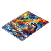 Prism Splash Otter Notizbuch Notizblock (Linke Seite)