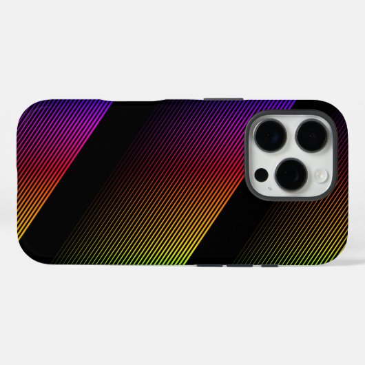 Prism Stripes Case-Mate iPhone Hülle (Rückseite (Horizontal))