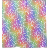 prism synapse net - rainbow web : duschvorhang (Vorderseite)