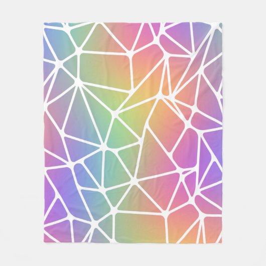 prism synapse net - rainbow web : fleecedecke (Vorderseite)
