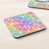Prism-Synapse-Netz - Regenbogennetz : Getränkeuntersetzer (Linke Seite)