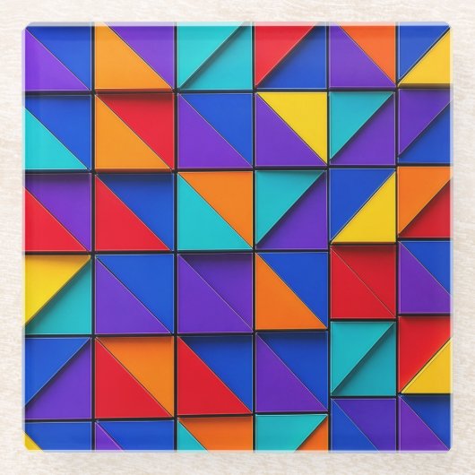 Prism Tile Glasuntersetzer (Vorderseite)