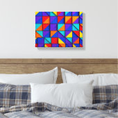 Prism Tile Leinwanddruck (Insitu (Schlafzimmer))