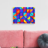 Prism Tile Leinwanddruck (Insitu (Wohnzimmer))