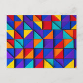 Prism Tile Postkarte (Vorderseite)