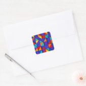 Prism Tile Quadratischer Aufkleber (Umschlag)