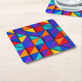 Prism Tile Rechteckiger Pappuntersetzer (angewinkelt)