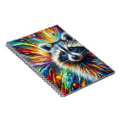 Prism-Waschbär-Burst-Notizbuch Notizblock (Rechte Seite)