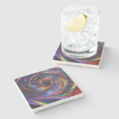 Prism Whirlpool Steinuntersetzer (Seitenansicht)