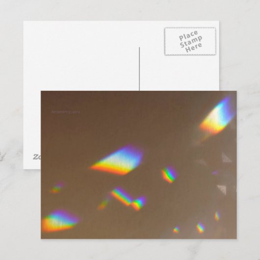 Prisma-Form PC 13 Postkarte (Vorne/Hinten)