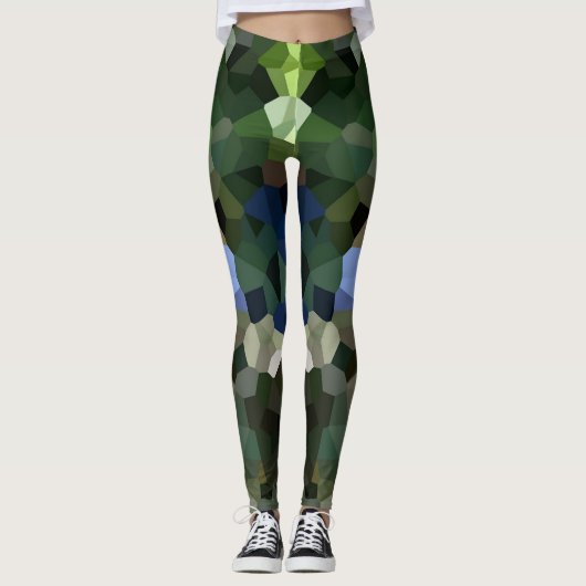 Prisma grüner Leggings (Vorderseite)