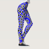 Prisma-Mandala (blau) Leggings (Rechts)