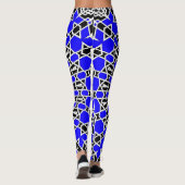 Prisma-Mandala (blau) Leggings (Rückseite)