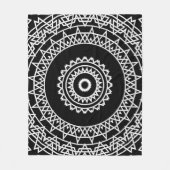 Prisma-Mandala Fleecedecke (Vorderseite)