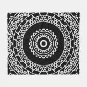 Prisma-Mandala Fleecedecke (Vorderseite (Horizontal))