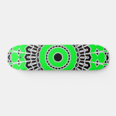 Prisma-Mandala (Grün) Skateboard (Horizontal)