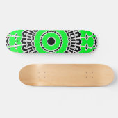 Prisma-Mandala (Grün) Skateboard (Horizontal)