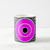 Prisma-Mandala (Rosa) Kaffeetasse (Mittel)