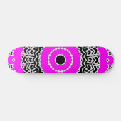 Prisma-Mandala (Rosa) Skateboard (Horizontal)