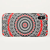 Prisma-Mandala (rot) Case-Mate iPhone Hülle (Rückseite (Horizontal))