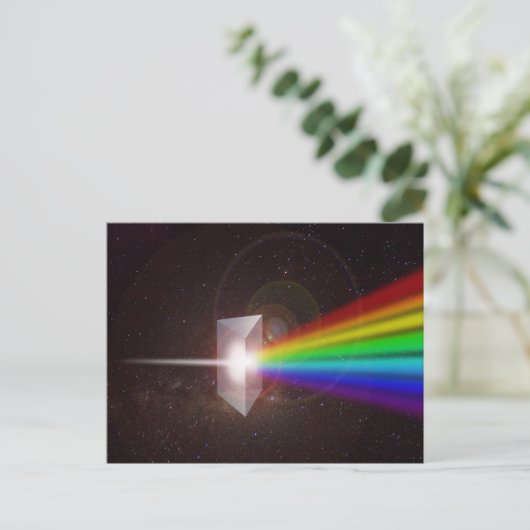 Prismafarbspektrum Postkarte (Stehend Vorderseite)
