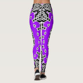 PrismaMandala (lila) Leggings (Rückseite)