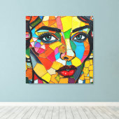 “Prismara” - Fragments of Her Flame Leinwanddruck (Insitu (Holzboden))