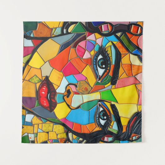 “Prismara” - Fragments of Her Flame Wandteppich (Vorderseite (Horizontal))