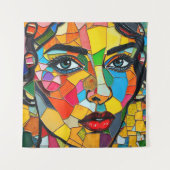 “Prismara” - Fragments of Her Flame Wandteppich (Vorderseite)