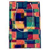 Prismatic Blocks – Modern Abstract Geometric Mittlere Geschenktüte (Vorderseite)
